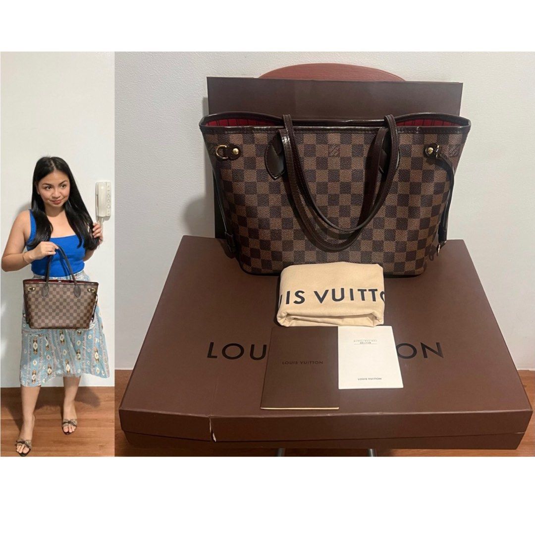 Original LV PM Neverfull, Luxury, Bags & Wallets on Carousell