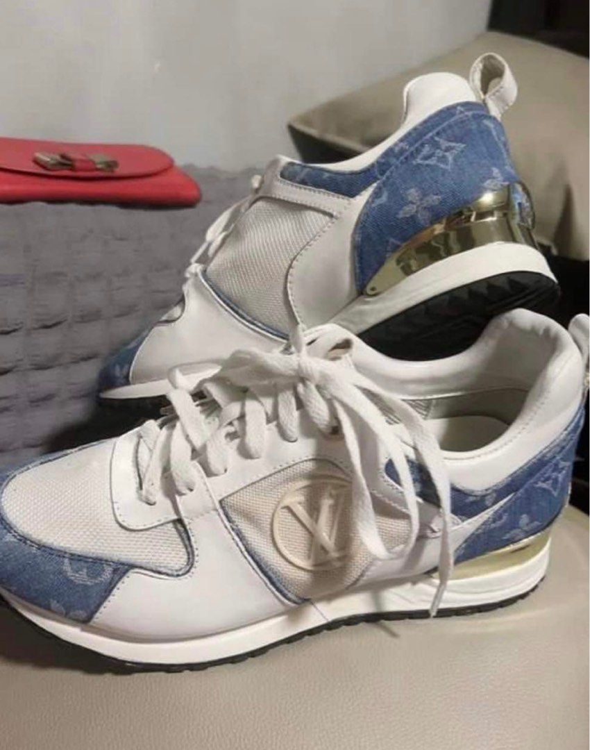 LOUIS VUITTON Denim Run Away Sneakers (EU 40/Women's US 9)