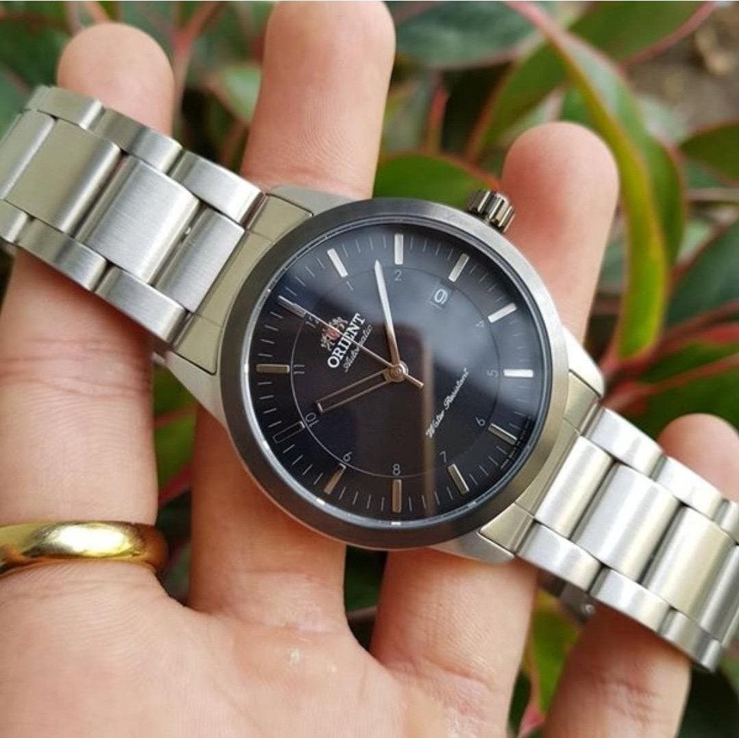Lowest Price Orient Sentinel Men s Automatic Black Dial Stainless Steel Watch Birthday gift birthday orient BRAND NEW IN BOX WITH 1 YEAR WARRANTY Men s Fashion Watches Accessories Watches on Carousell