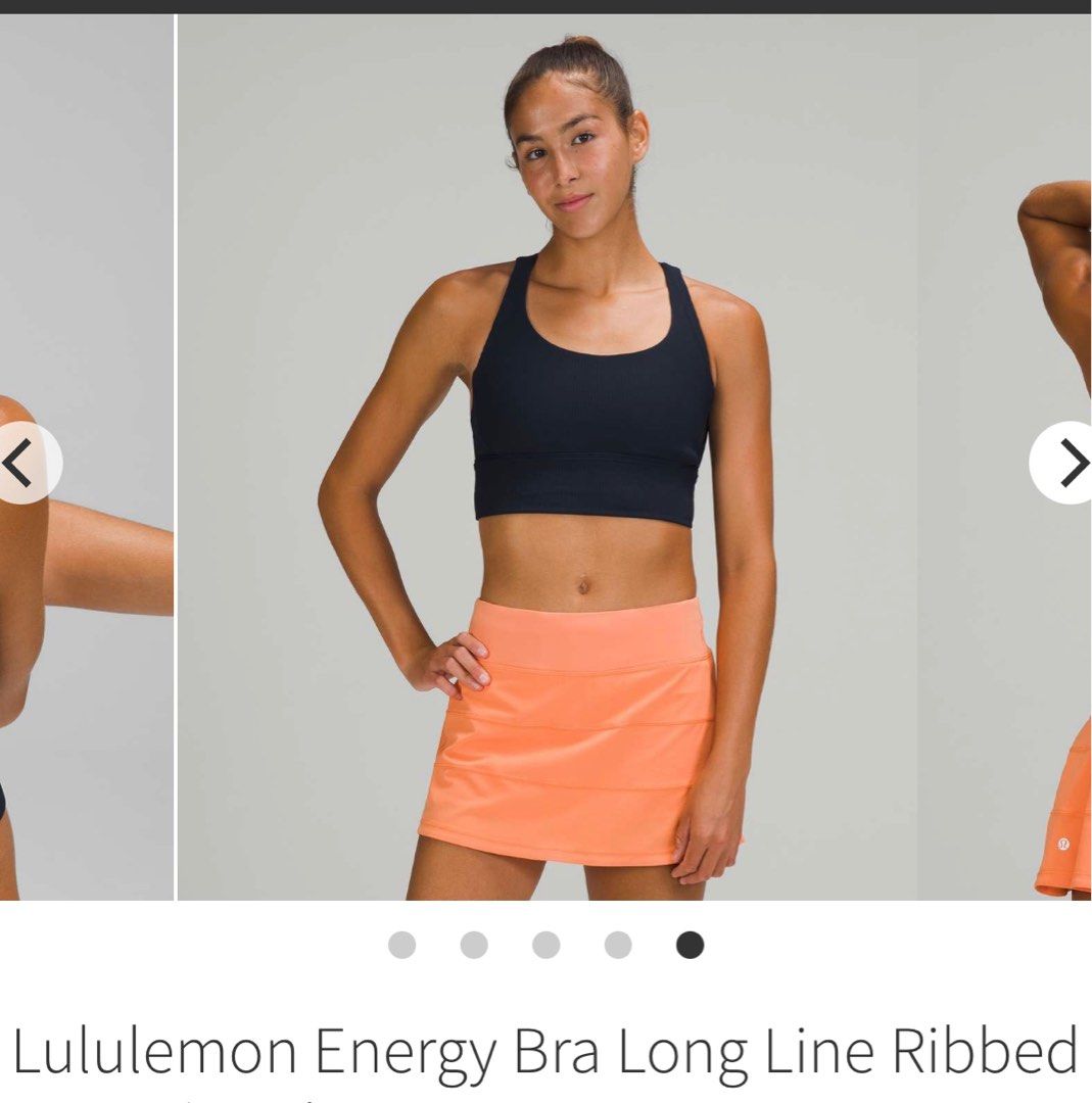 Lululemon Free to Be Longline Bra - Ribbed Navy, Women's Fashion,  Activewear on Carousell