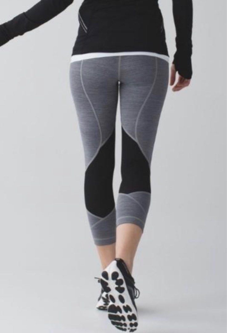 Lululemon Pace Rival Crop Heathered Black 22  Clothes design, Pants for  women, Colorful leggings