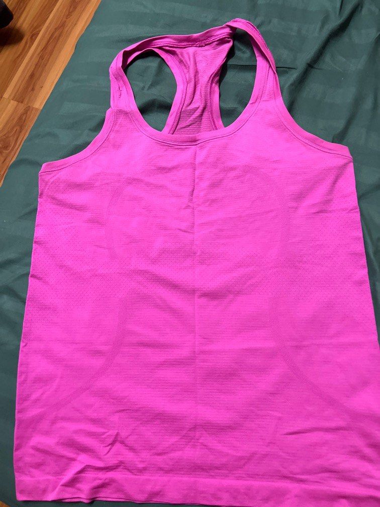 Lululemon sonic pink swiftly tank size 8, Women's Fashion