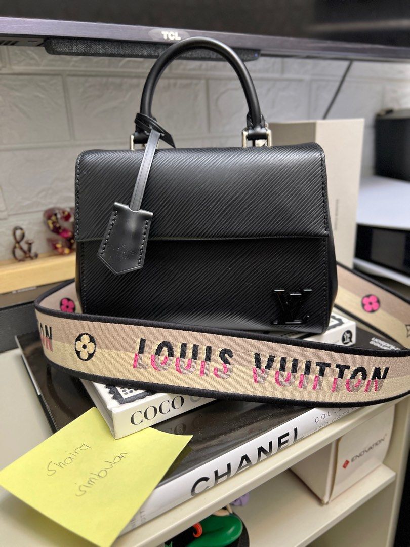 Louis Vuitton Cluny BB Epi Noir with Shiny Silver Hardware - SOLD