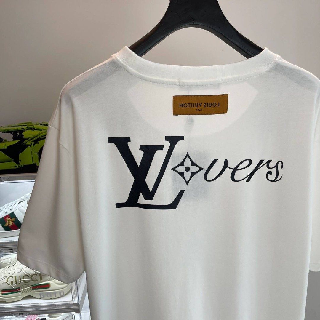 LV lover crew tee, Men's Fashion, Tops & Sets, Tshirts & Polo