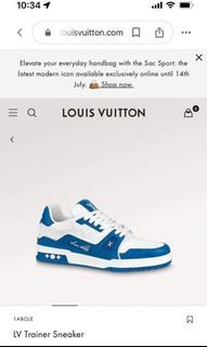 Louis Vuitton LV Trainer #54 Blue White - Reservation Link - ¥50 +