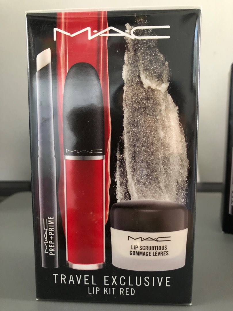 MAC Travel Exclusive Lip Kit Red, Beauty & Personal Care, Face, Makeup on Carousell