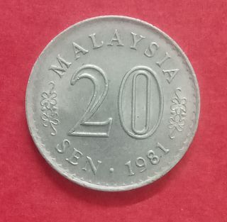 Malaysia 20 sen 1981