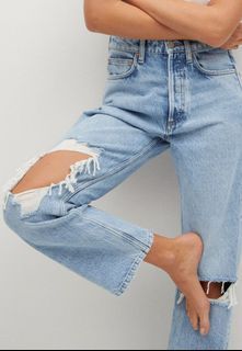 LP MANGO Straight Jeans with rips