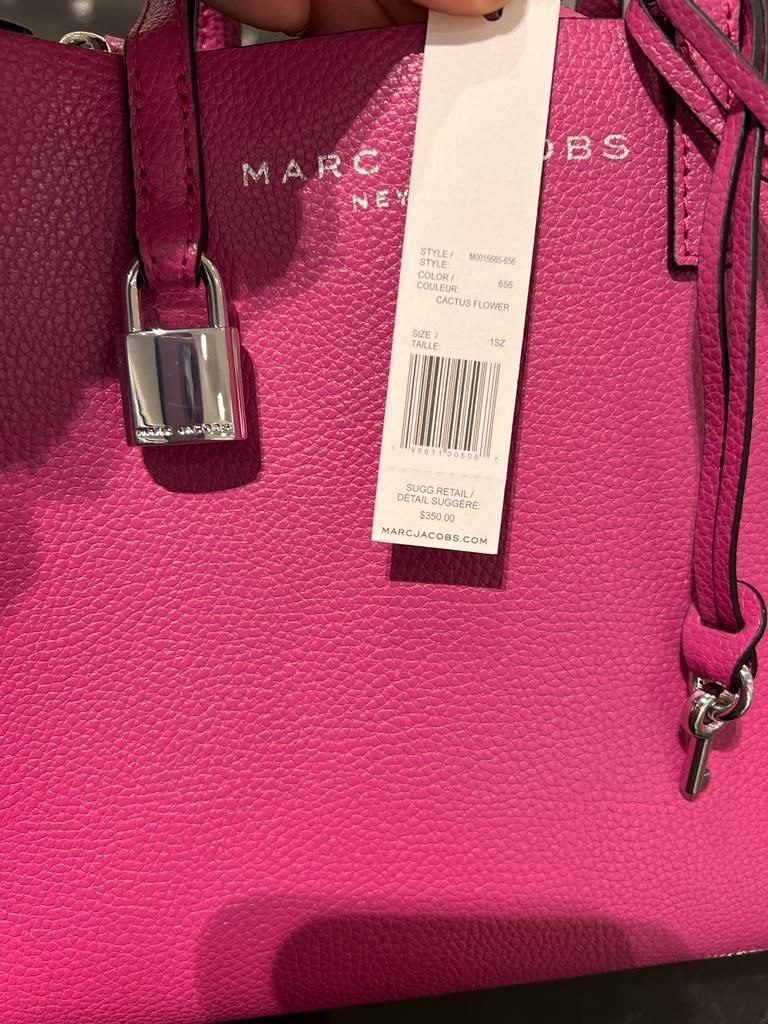 Marc Jacobs Mini Grind Tote Bag in Melon (M0015685-854) - USA Loveshoppe