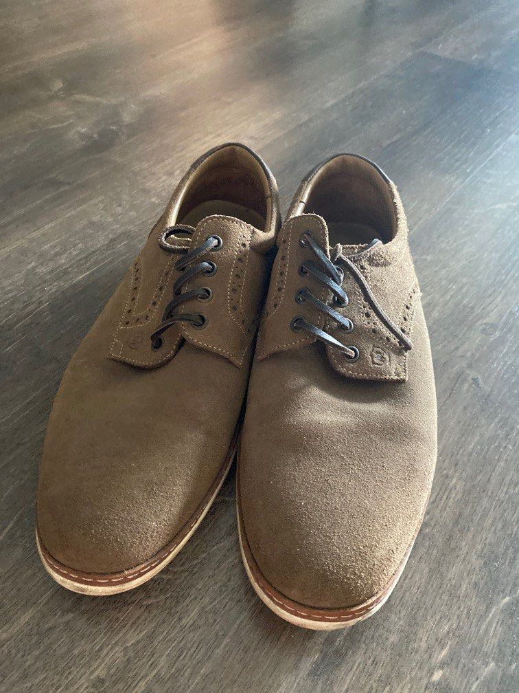 Massimo Dutti Brown Suede Shoes