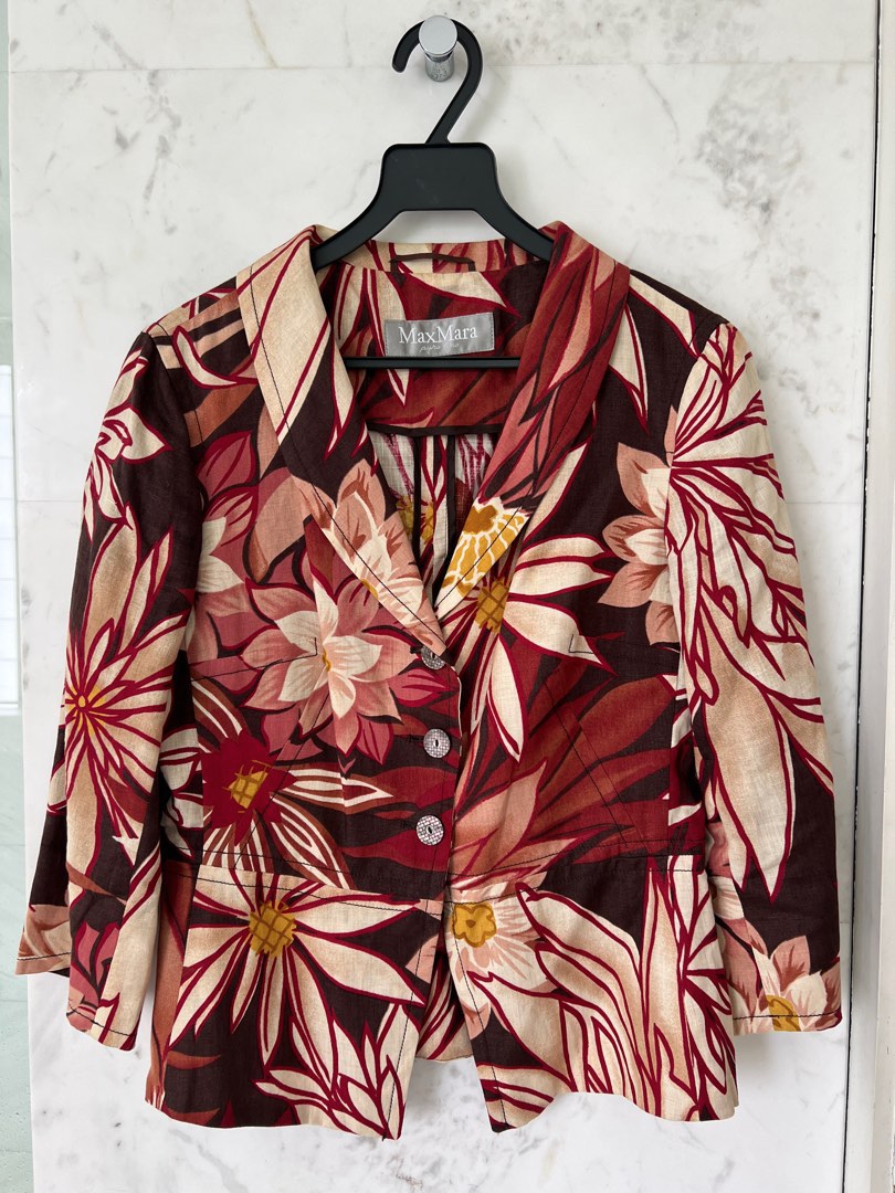 Max mara clearance linen jacket