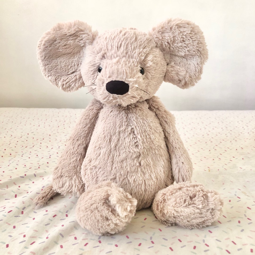 Medium Jellycat Bashful mouse Hobbies Toys Toys Games on