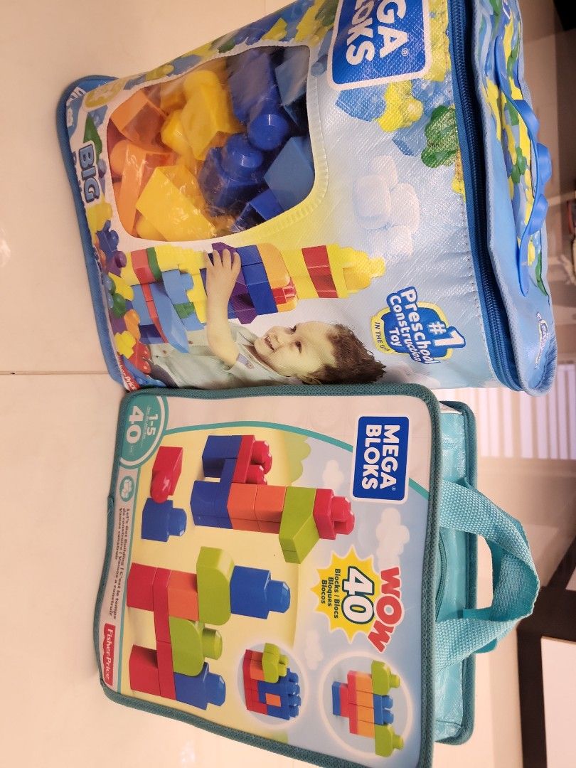 Mega Bloks for Toddlers, Hobbies & Toys, Toys & Games on Carousell