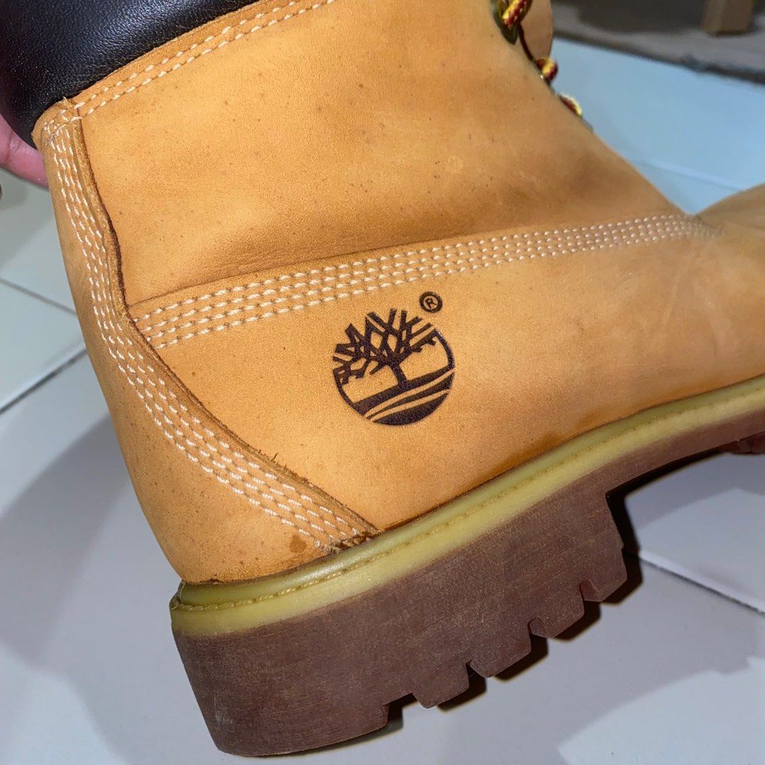 Wheat timberlands mens sale top