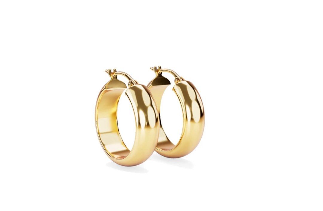 Gold hoop earrings michael hill 2025