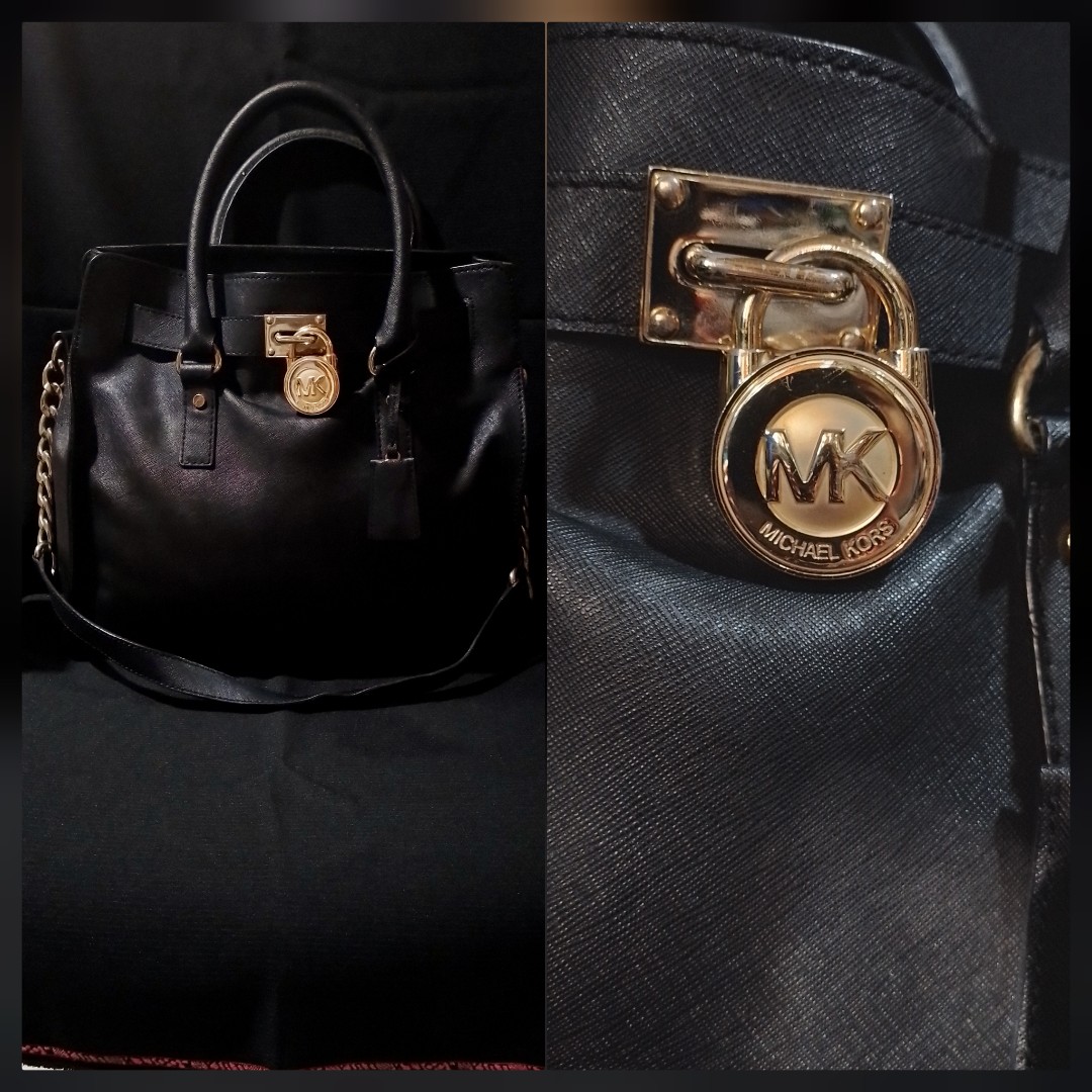 AUTHENTIC MICHAEL KORS Hamilton Medium Satchel 2-Way Bag, Luxury, Bags &  Wallets on Carousell