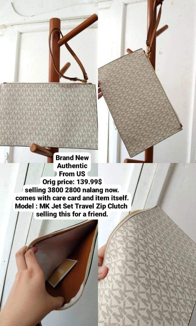 Michael Kors MK Bundle (Category: Luxury Bags & Wallets) located in Quezon City. Submitted by nnncorner (Listing ID 1248679228, Image 2). Description: Hi Guys!!! Sana may pumasin. Selling this as bundle for 5k RFS: need cash, selling it for low na sana wag na po tumawad. Original po yan at parehig brand new po..