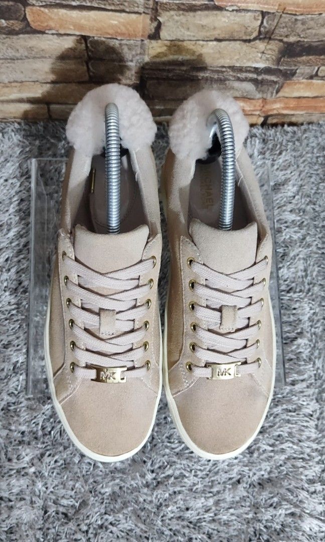 Michael kors shearling best sale sneakers