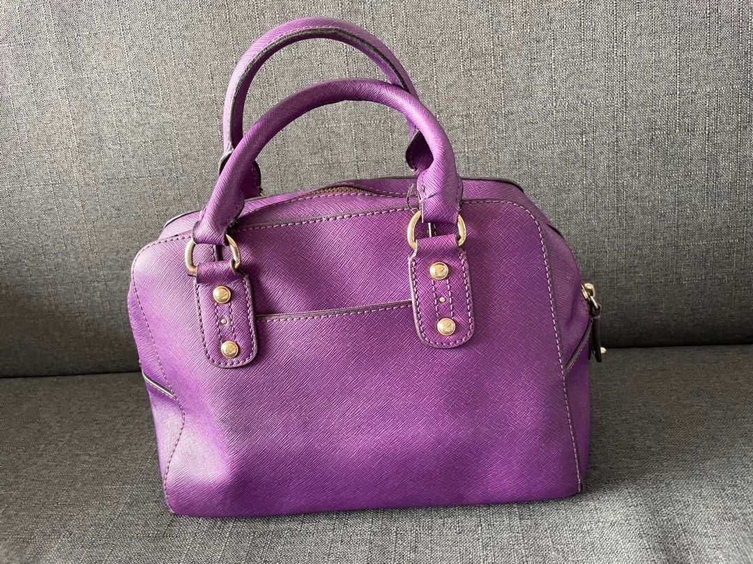PRELOVED MK hand carry bag purple color Luxury Bags Wallets on Carousell