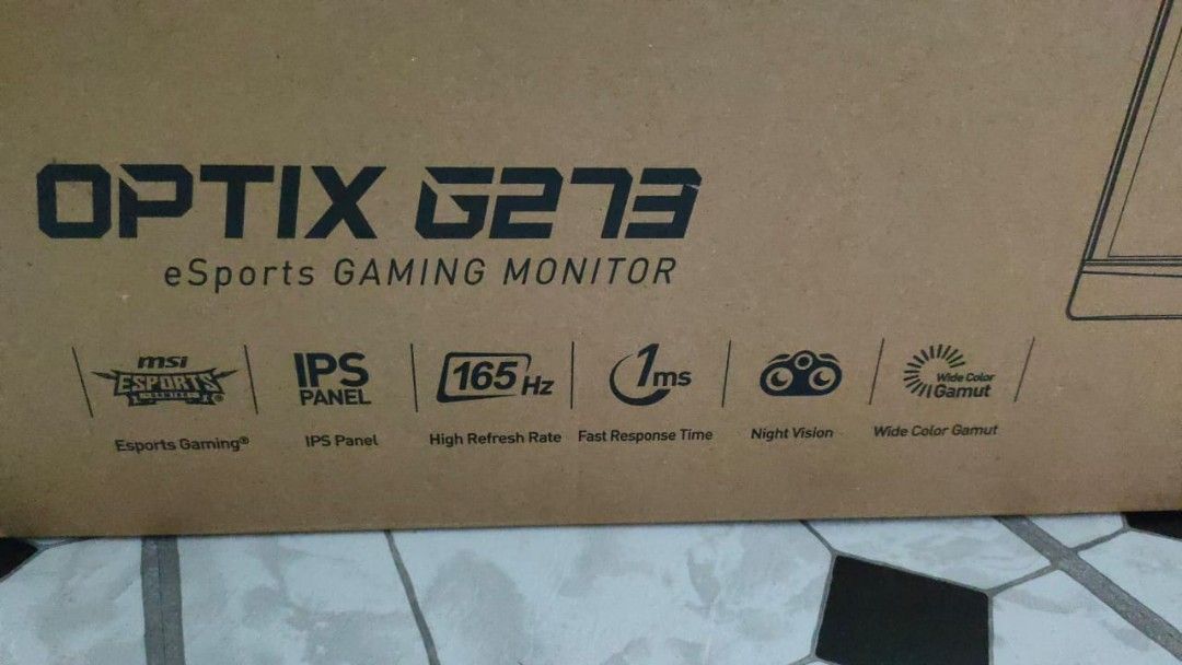 MSI OPTIX G273 GAMING MONITOR, Computers & Tech, Desktops on Carousell