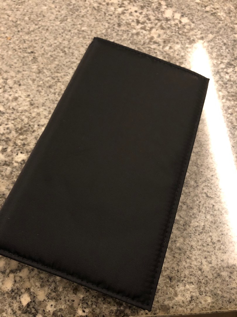 Muji Black Fabric Name / Credit Card Holder, Mobile Phones & Gadgets