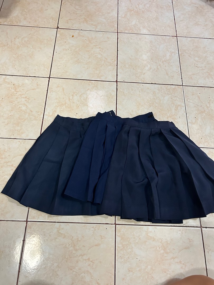 Navy Blue Uniform Skirt for Take all only on Carousell