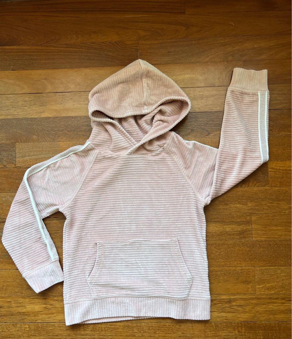 NEXT UK set of hoodie and track pants in dusty pink Age 10 yrs