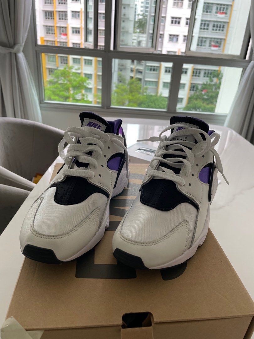 Nike Huarache Hyper Grape 2022 White Purple Black Men s