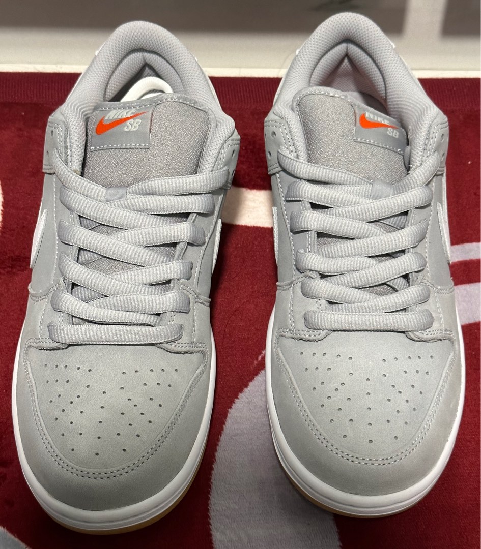 NIKE SB DUNK LOW PRO ISO WOLF GREY GUM, Women's Fashion, Footwear ...