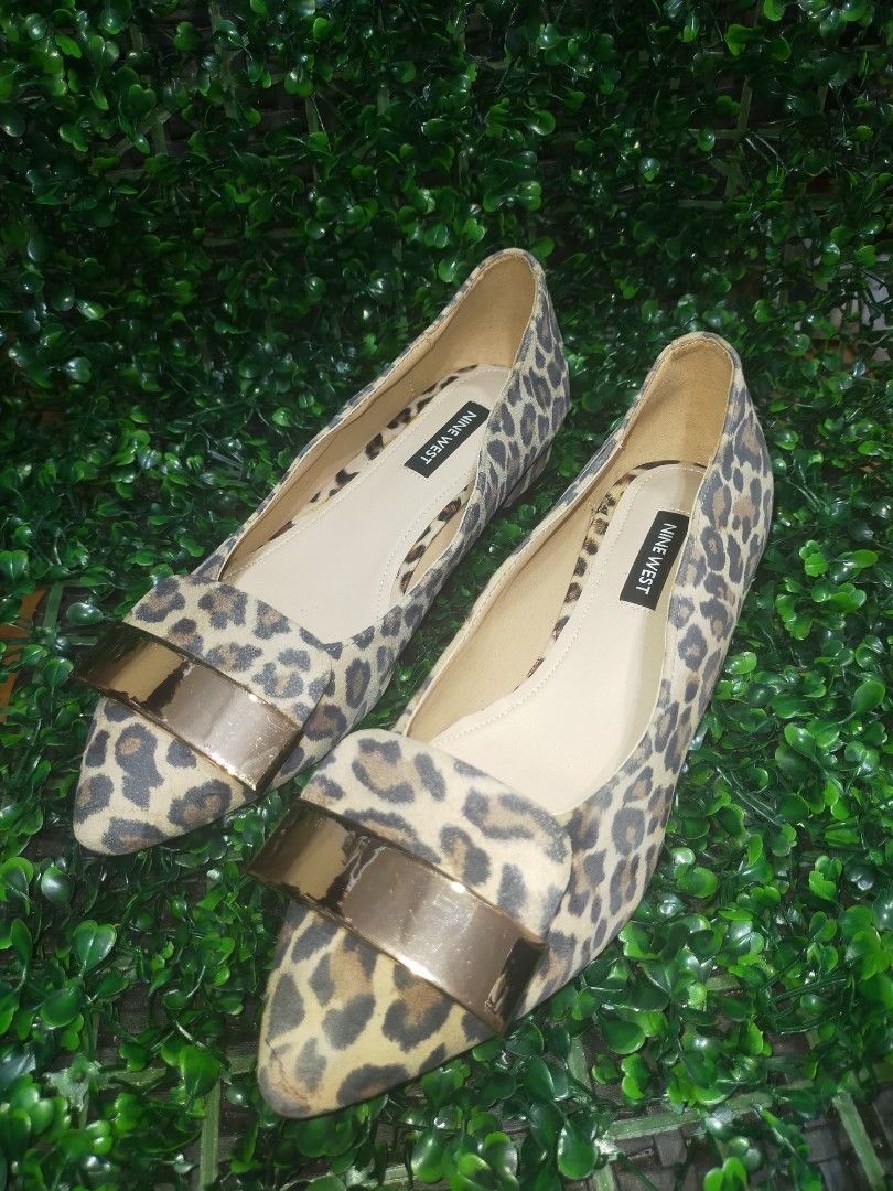 Nine west cheap leopard print shoes