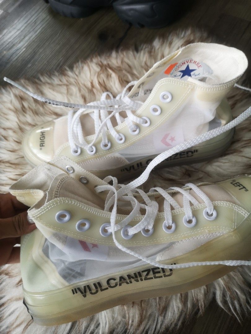 Used off white converse top