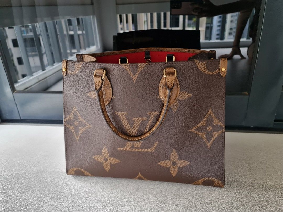 Louis Vuitton Onthego Monogram Reverse Tote MM - Luxury Helsinki