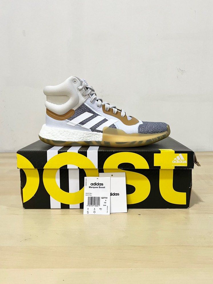 Adidas marquee boost yellow 2025