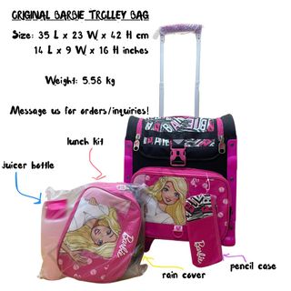 Barbie trolley 2025 bag price philippines