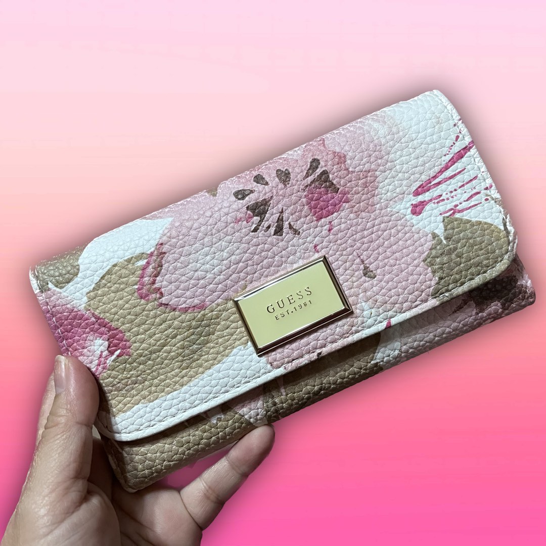 Original Guess Long wallet, Women's Fashion, Bags & Wallets, Wallets