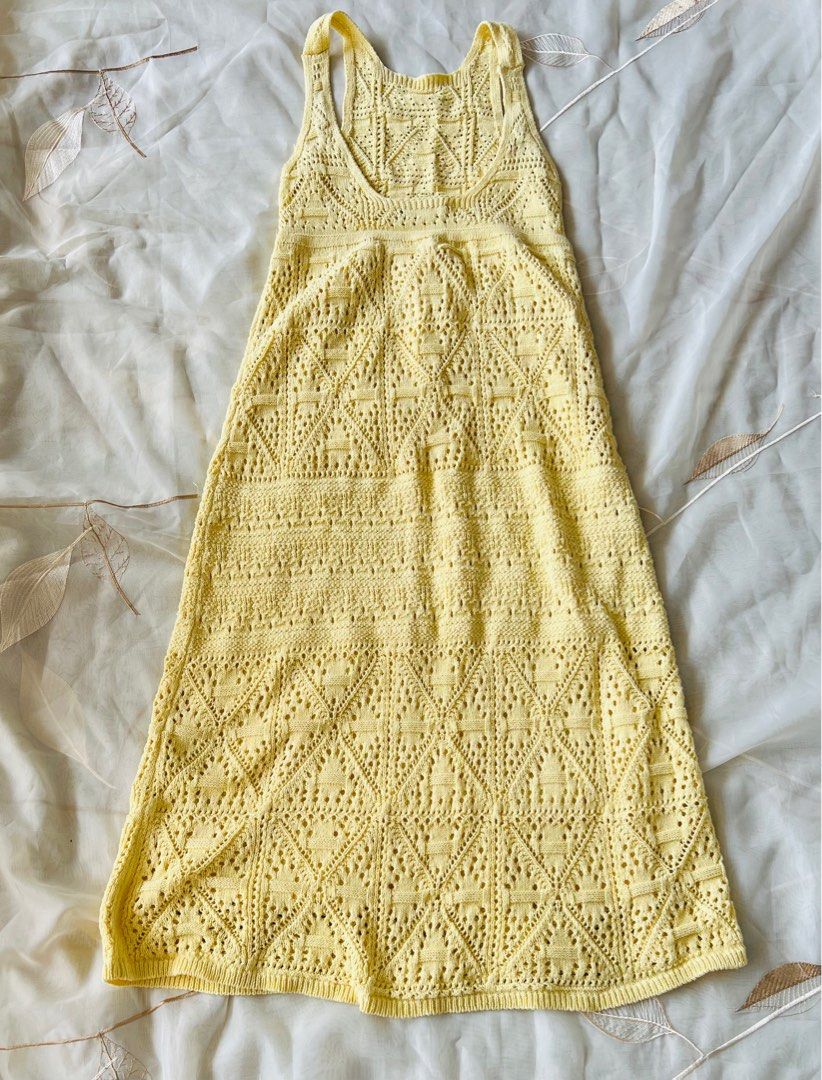 Original ZARA Crochet Dress, Women's Fashion, Dresses & Sets, Dresses