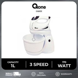 Oxone OX833 Mixer Bowl Turbo Power Kapasitas Mangkok 1 L NEW