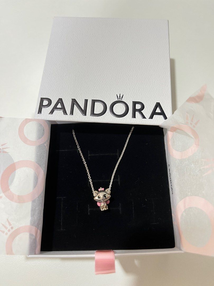 pandora necklace marie cat charm Women s Fashion Jewelry