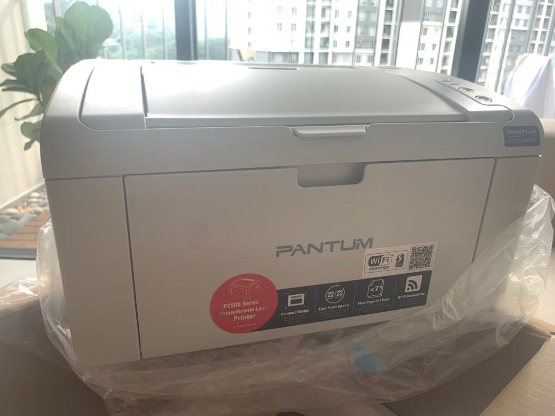 Pantum P2506W Laser Printer Monochrome, Computers & Tech, Printers ...