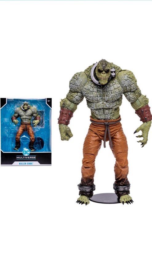 PO McFarlane DC Multiverse Killer Croc Megafig 7 Figure Hobbies