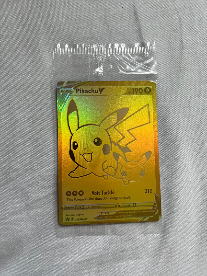 2021 Pokmon TCG Celebrations 25th Anniversary Promo SWSH145 Gold