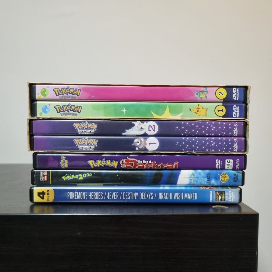 Pokemon DVDs, Hobbies & Toys, Music & Media, CDs & DVDs on Carousell