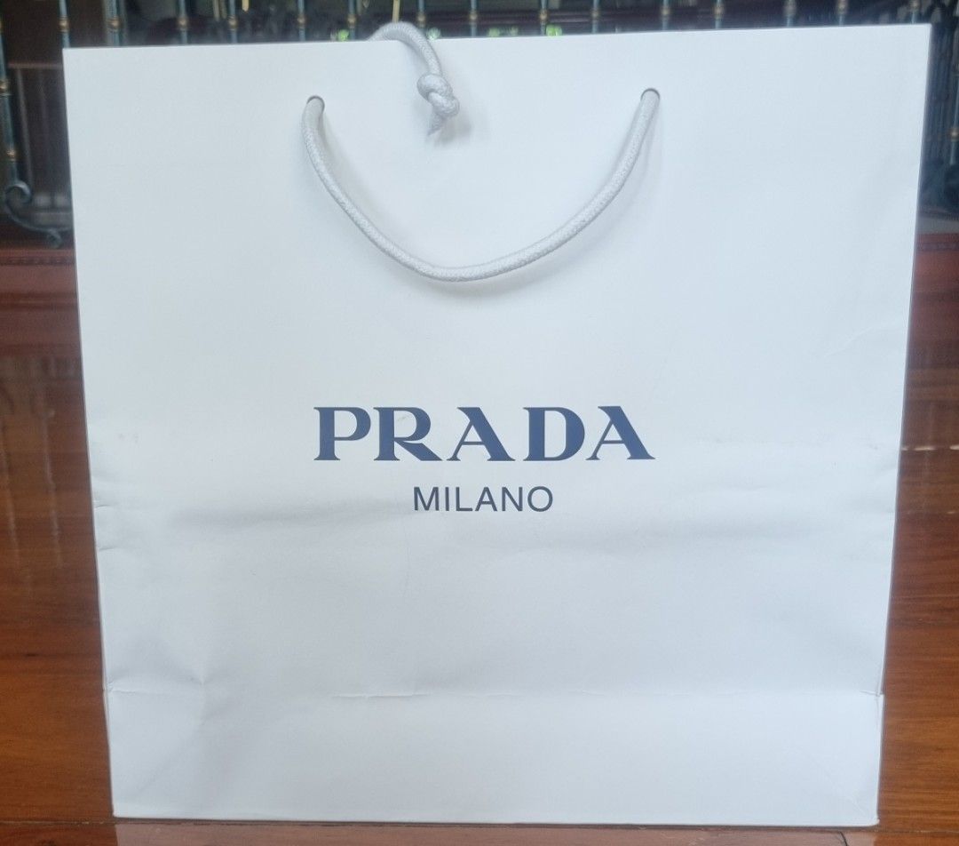 PRADA PAPER BAG on Carousell