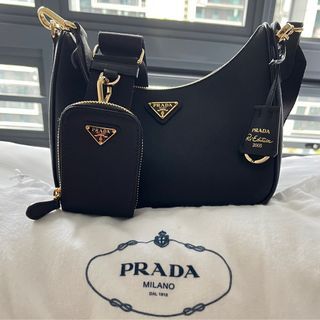 Wisteria Prada Re-edition 2005 Saffiano Leather Bag