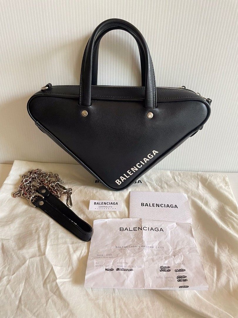 Balenciaga triangle bag replica 2025