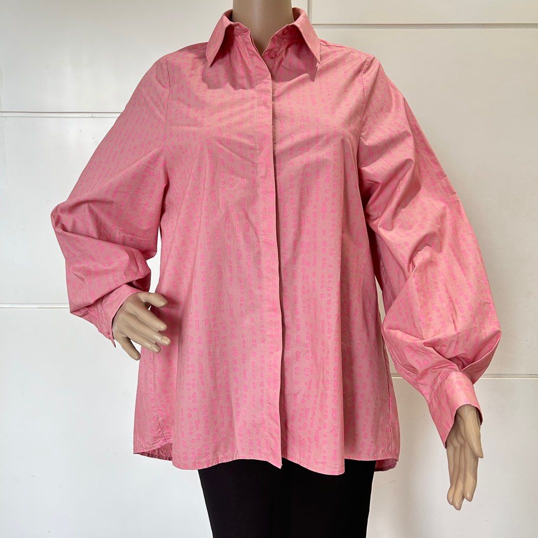 monki pink shirt