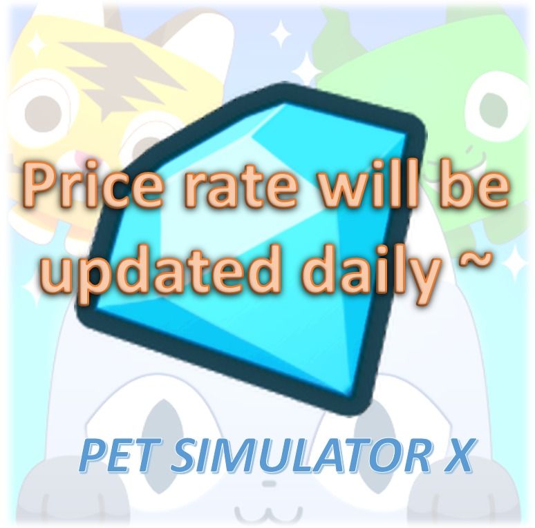 Pet Simulator X (Pet Sim X PSX) 25B - 1T Gems Diamonds, Fast Delivery, Cheap!