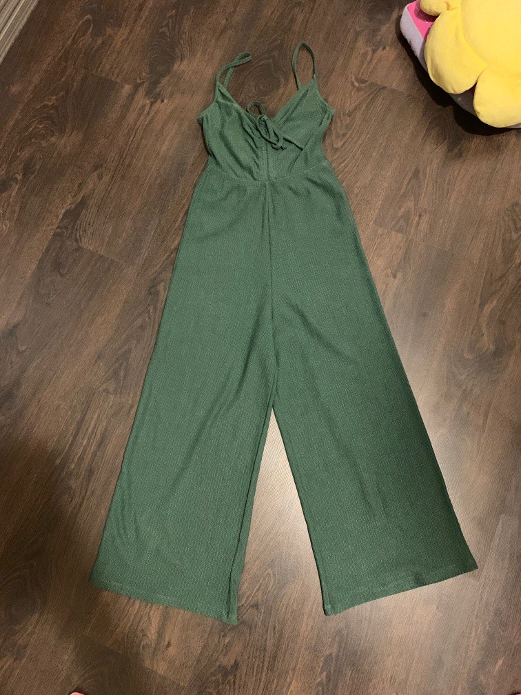 Pull and Bear Green Jumpsuit