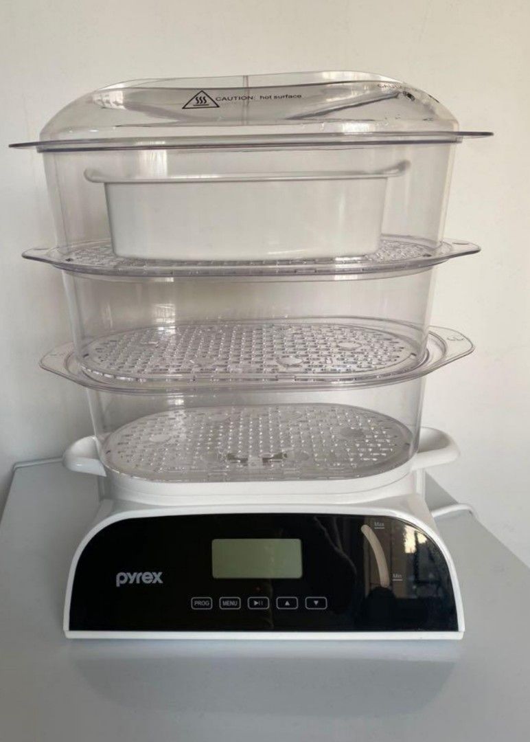 Pyrex food steamer, TV & Home Appliances, Kitchen Appliances, Cookers