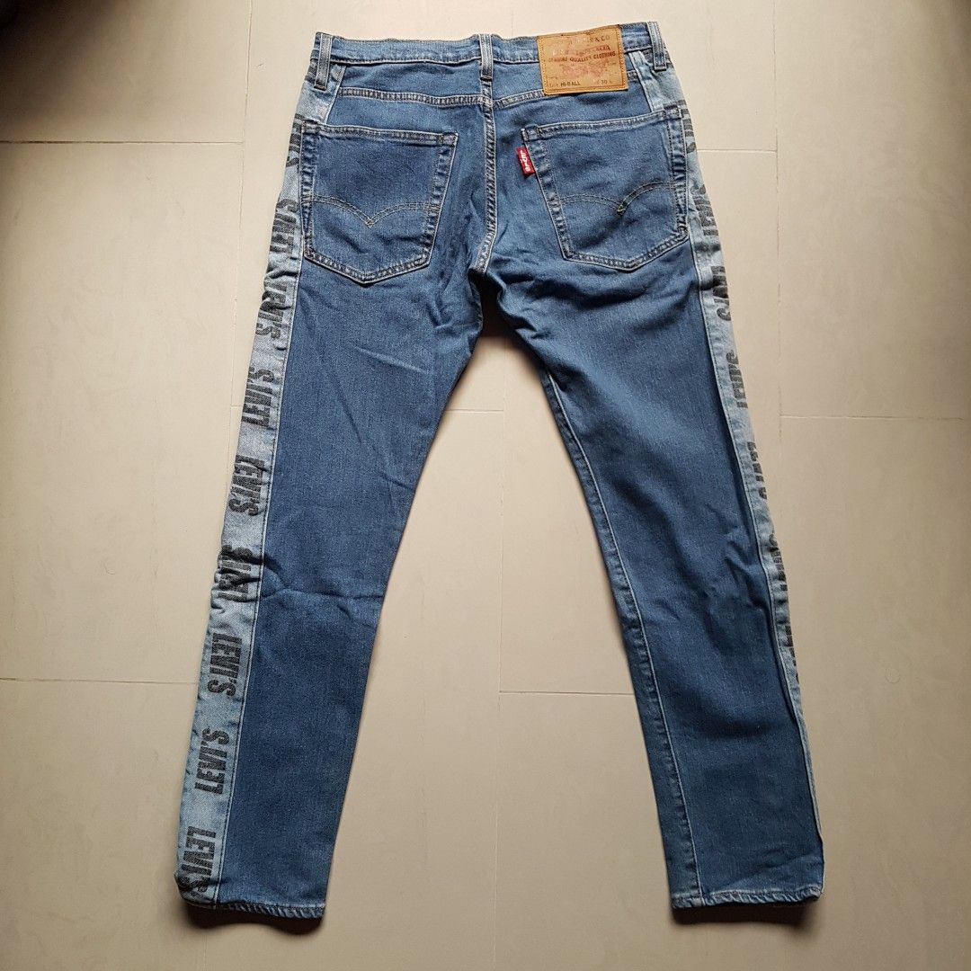 Rare Levi s premium extra Big E red tab vintage washed blue denim